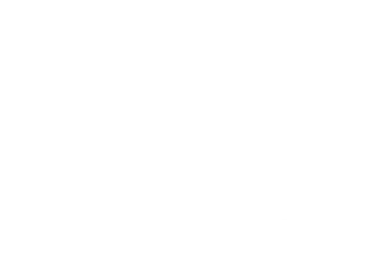 TrackMy Tech logo, white on black
