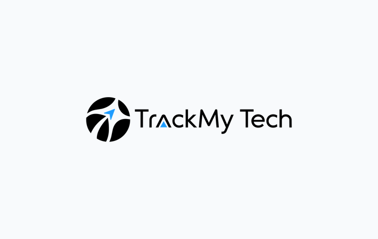 TrackMy Tech logo at correct proportions